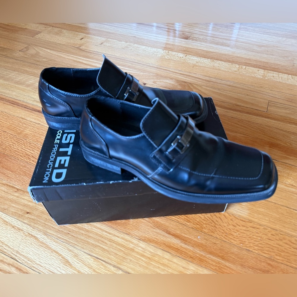 Men’s Kenneth Cole Unlisted Black Loafers Size 10
